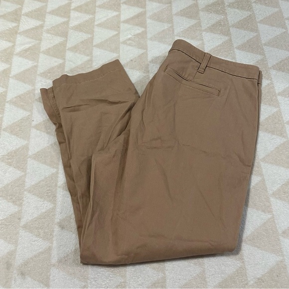 NWOT J crew high rise girlfriend chino pants camel tan - Picture 3 of 4